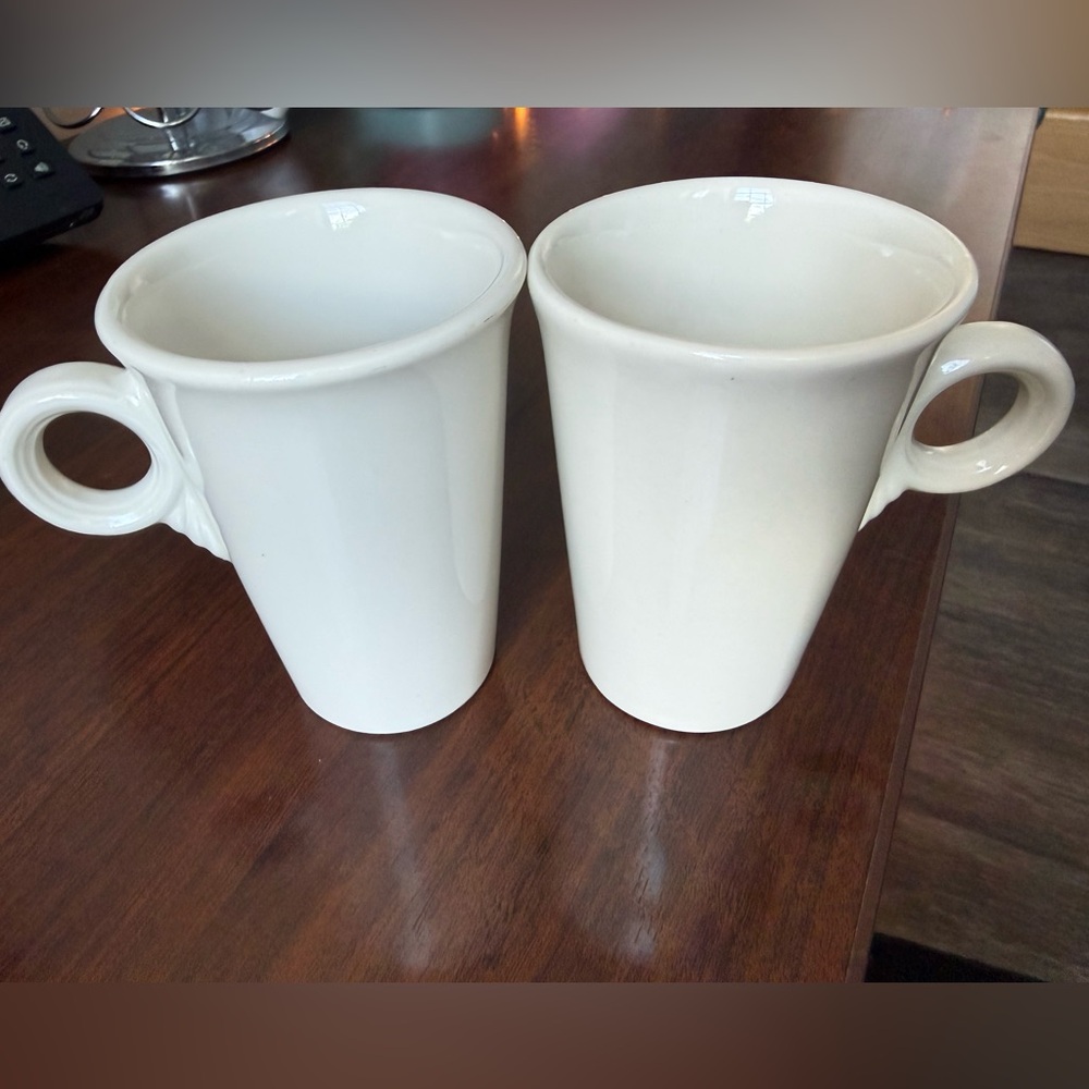 Vintage Homer Laughlin Best China Mug - Tall Latte Small White Cup Restaurant - Picture 3 of 5